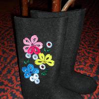 валенки со стразами валенки со стразами